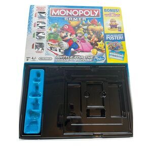 Box Only Monopoly Gamer‎ Board Game Mario Replacement Part Pieces Box Only